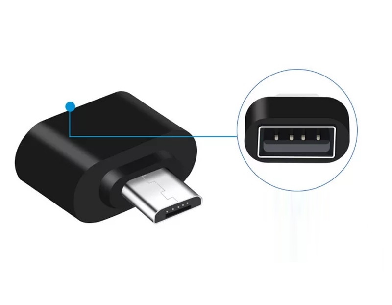 Адаптер FUMIKO MA15 OTG Micro USB  USB черный_2