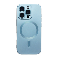 Чехол SM020 для iPhone 16 Pro SafeMag силиконовый голубой 001