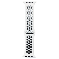 Ремешок ApW Sport N_L для Apple Watch черно-белый 1