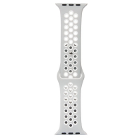 Ремешок ApW Sport N_L для Apple Watch серо-белый 1
