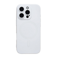 Чехол SM020 для iPhone 16 Pro SafeMag силиконовый белый 001