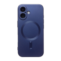 Чехол SM020 для iPhone 16 SafeMag силиконовый синий 001