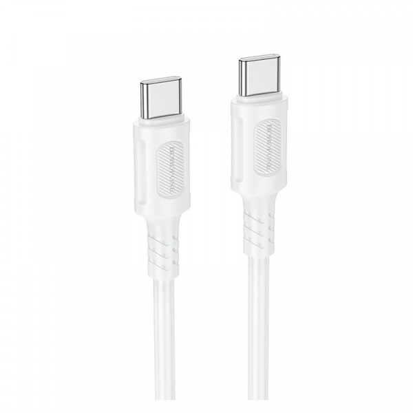 Кабель Borofone BX111 Type-C  Type-C 3A белый 1 м 001