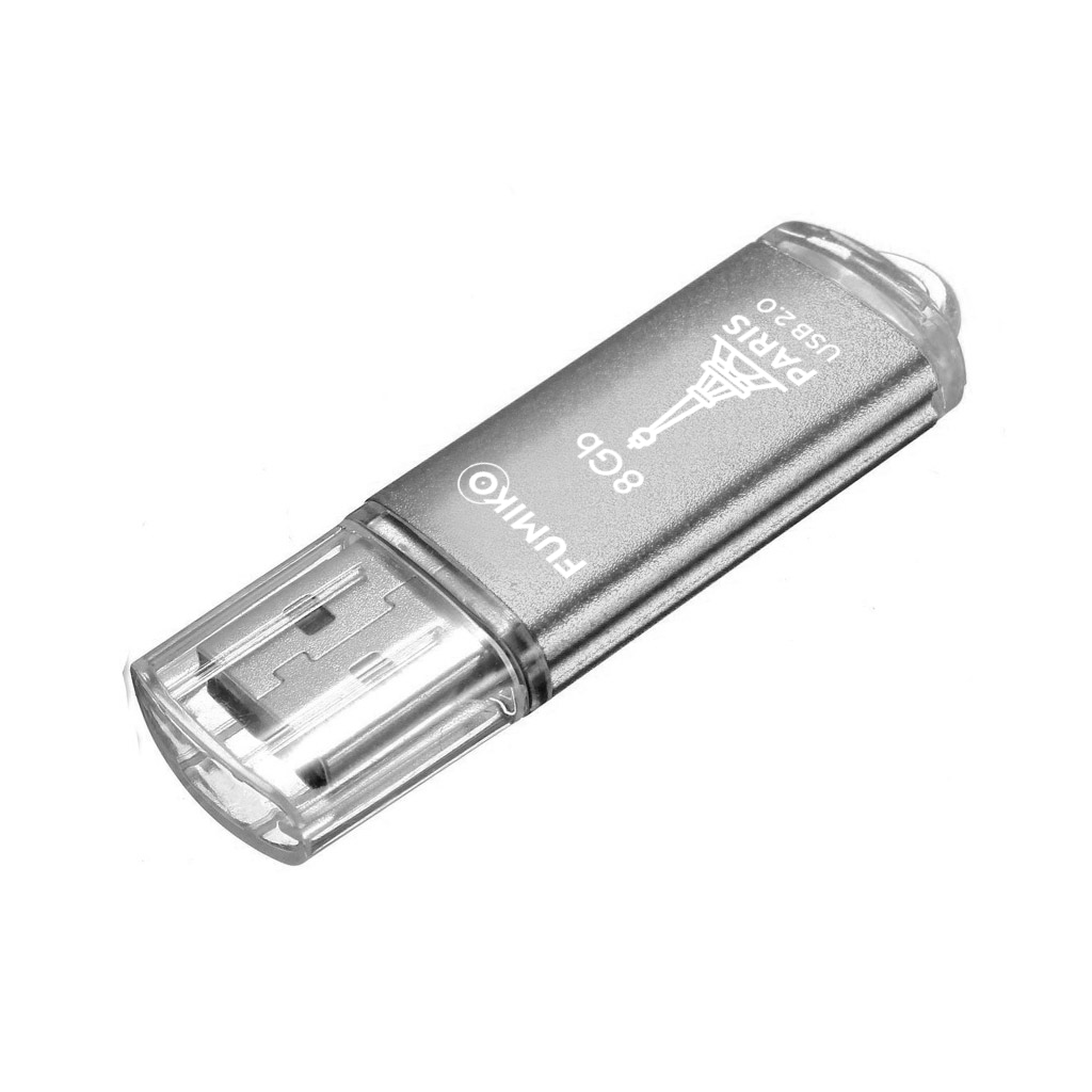 Флешка FUMIKO PARIS 8GB серебристая USB 2.0_2