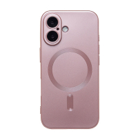 Чехол SM020 для iPhone 16 SafeMag силиконовый розовый  001