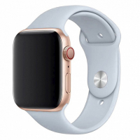 Ремешок ApW Sport Band для Apple Watch серебристый 1