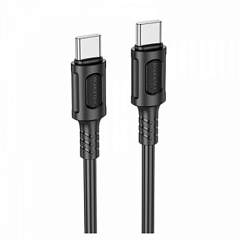 Кабель Borofone BX111 Type-C / Type-C 3A 60W черный 1 м