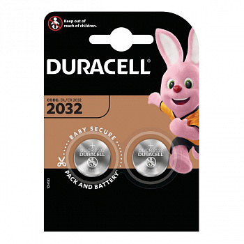 Батарейка Duracell CR2032-BL 2 шт
